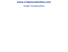 Tablet Screenshot of crispinovalentino.com